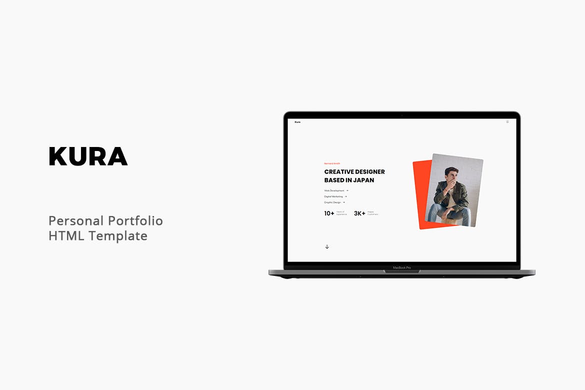 Kura – Personal Portfolio HTML Template