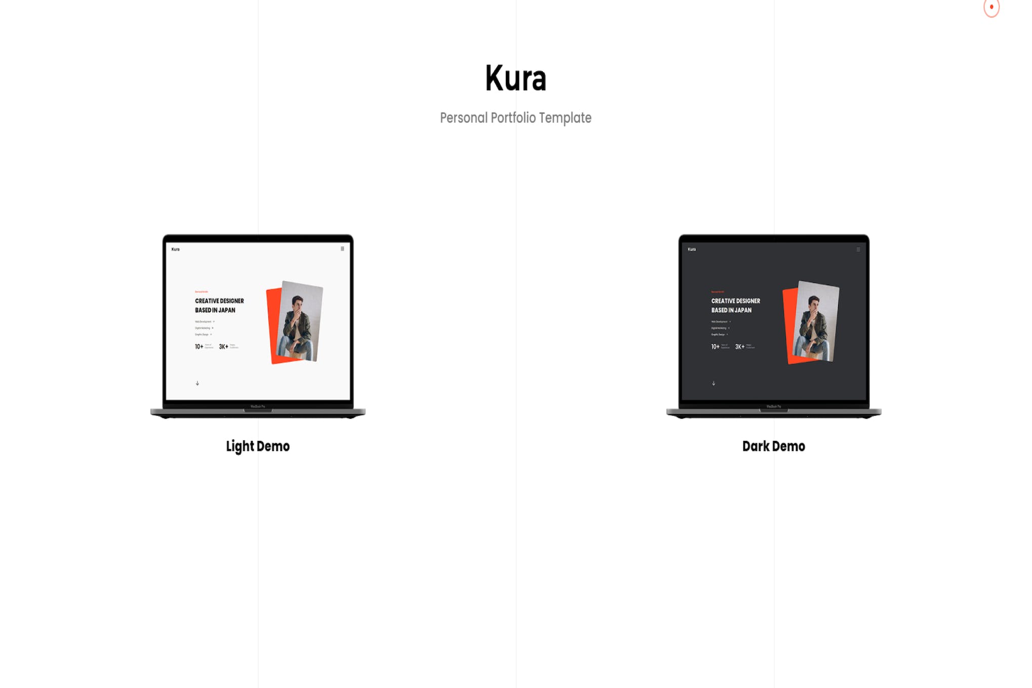 Kura – Personal Portfolio Vuejs Template