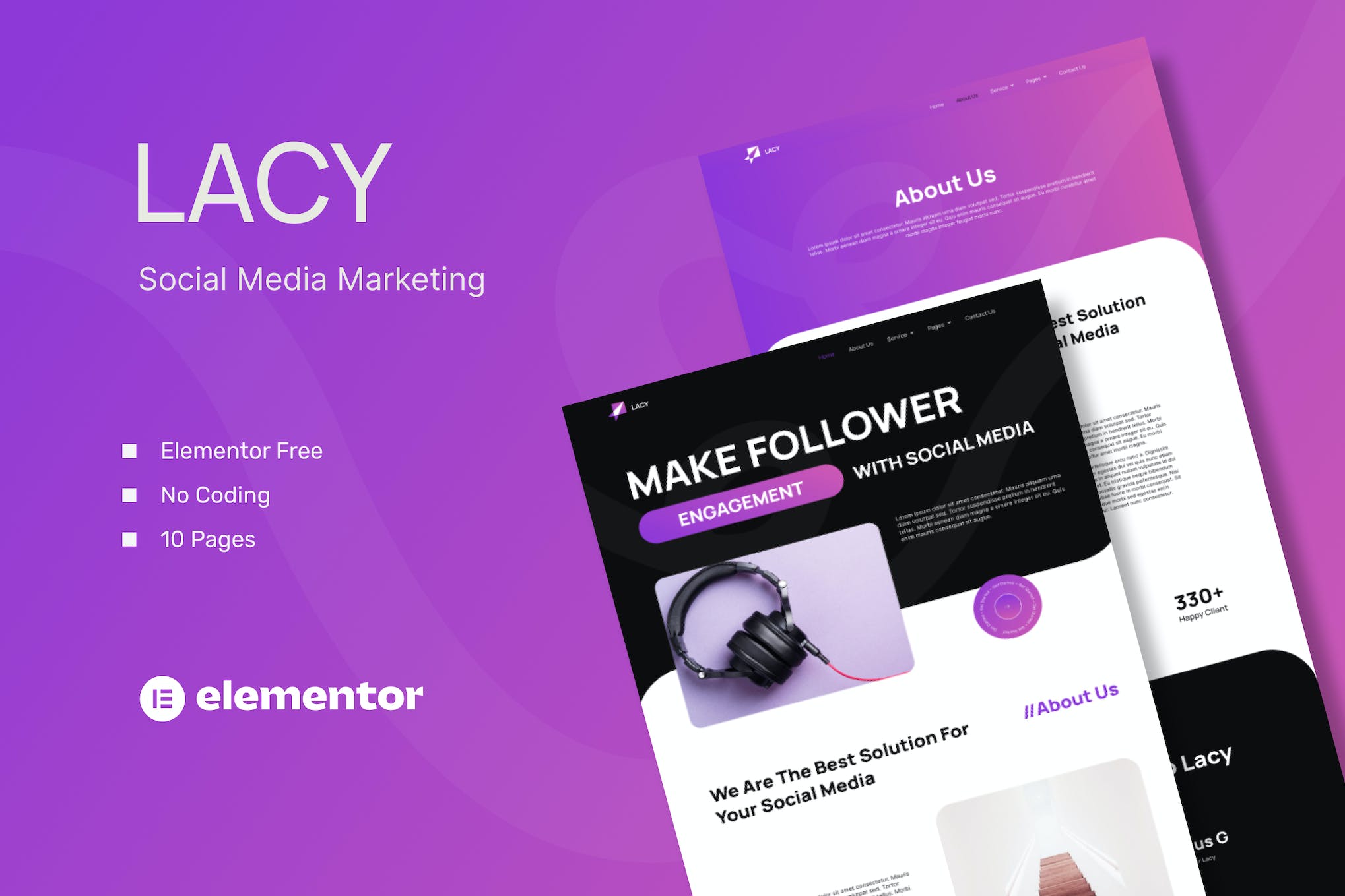 Lacy – Social Media Marketing Template Kits