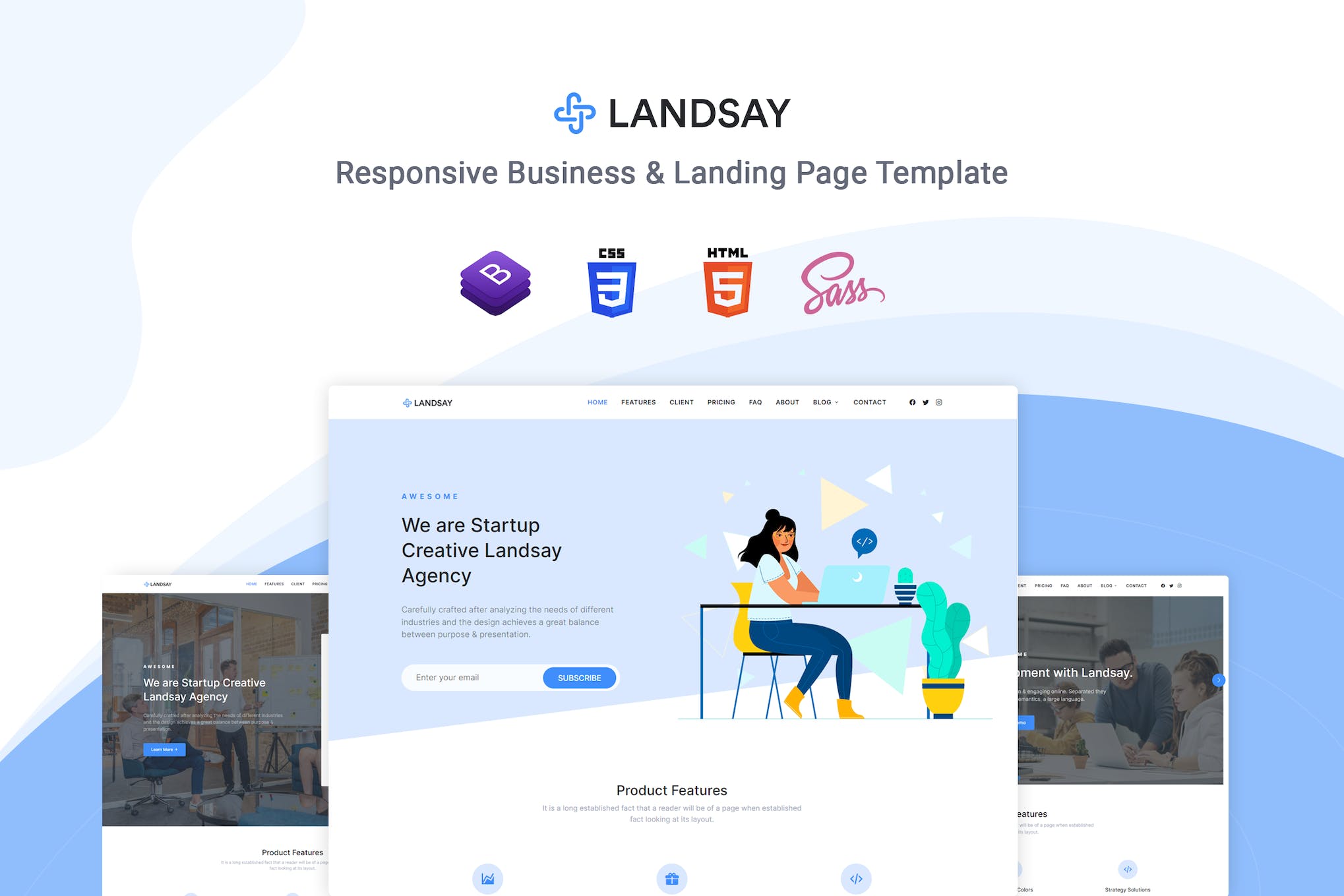 Landsay – Bootstrap 5 Landing Page Template