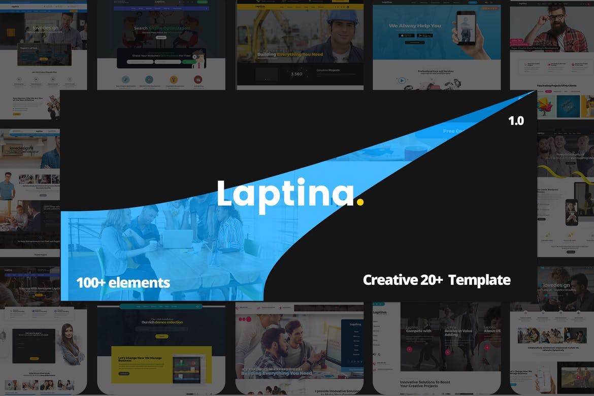 Laptina – Creative HTML Multipurpose Template