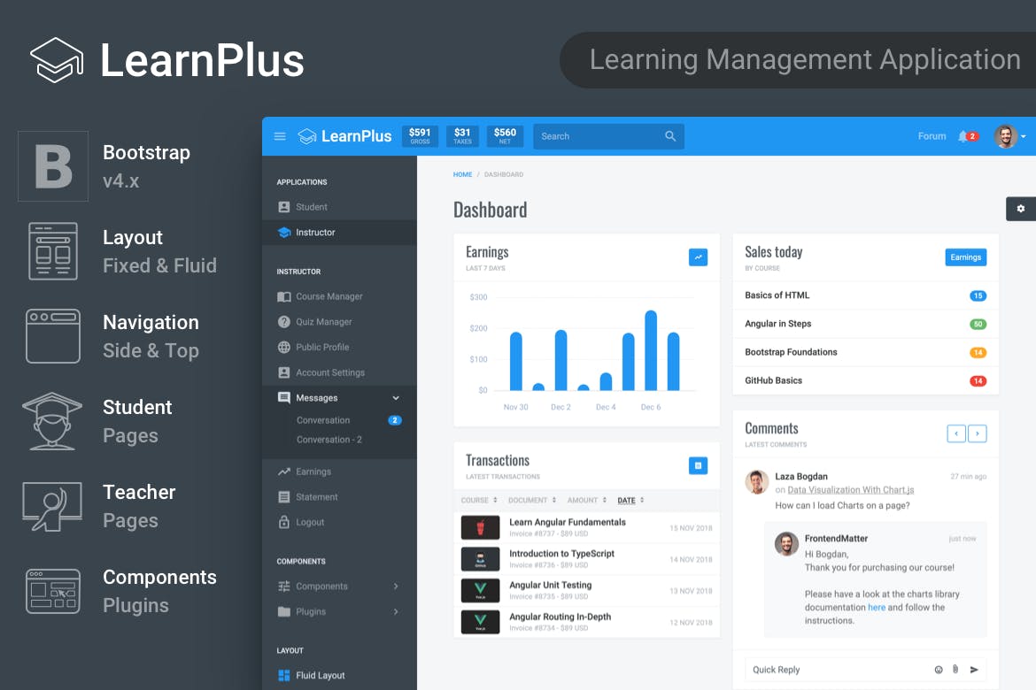 LearnPlus – Learning Management Application