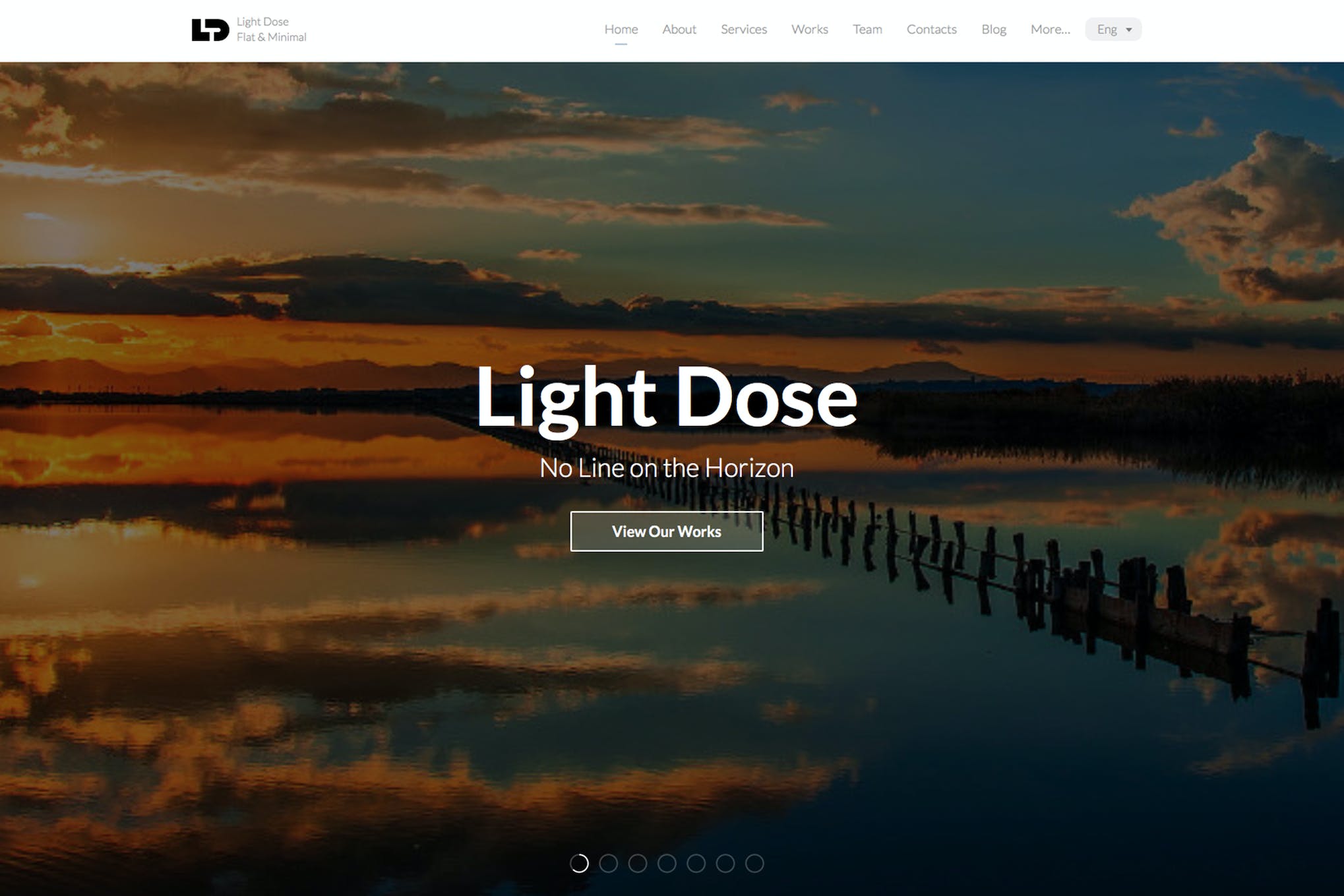 LightDose – Flat&Minimal Responsive HTML Template