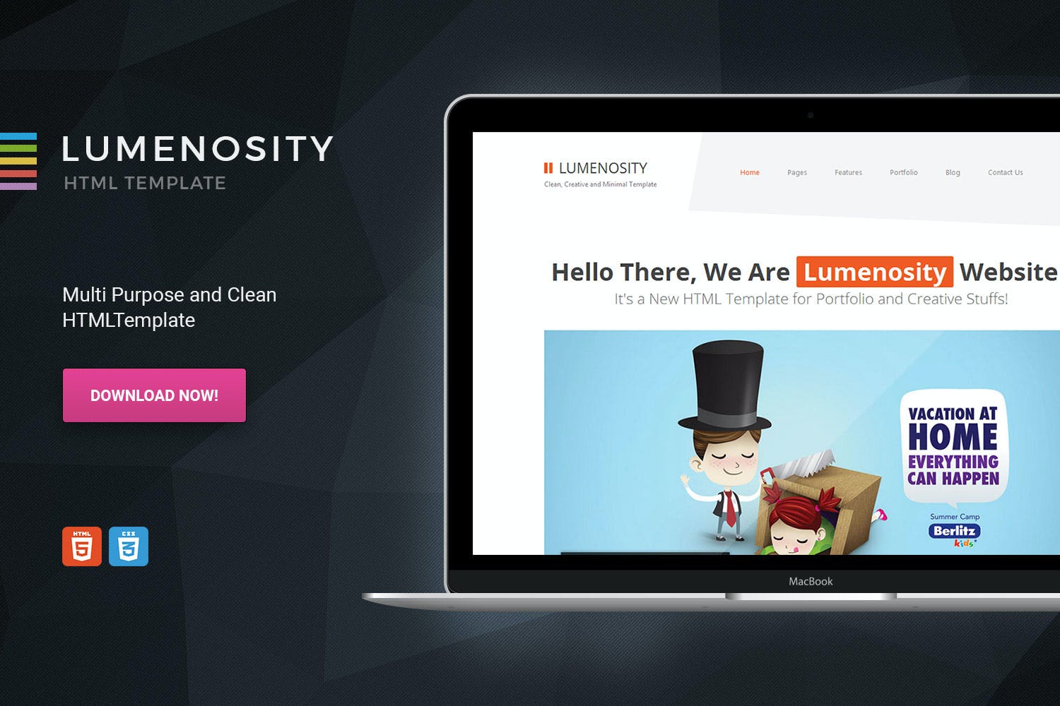 LUMENOSITY – Multipurpose HTML Template