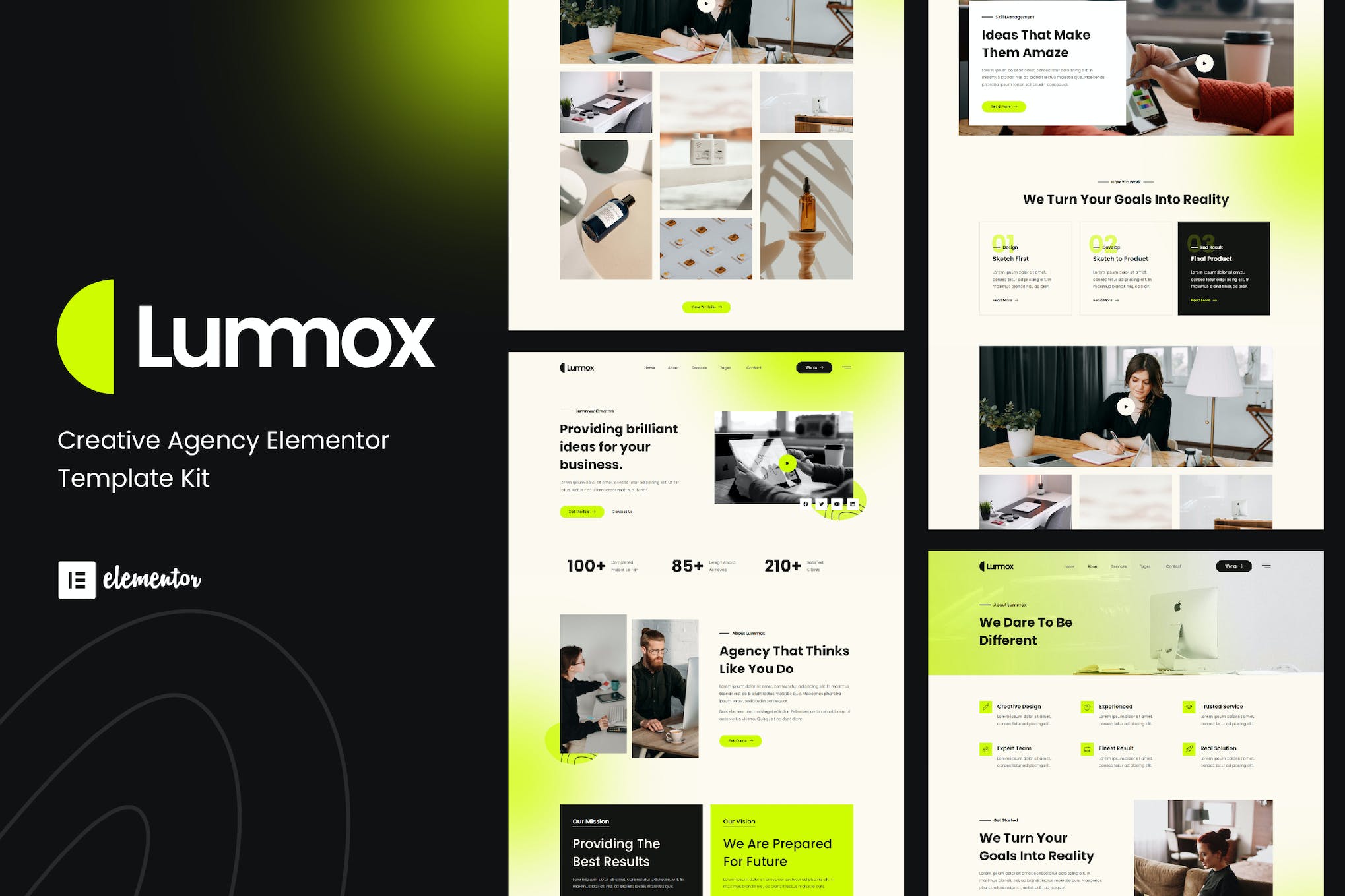 Lummox – Creative Agency Elementor Template Kit