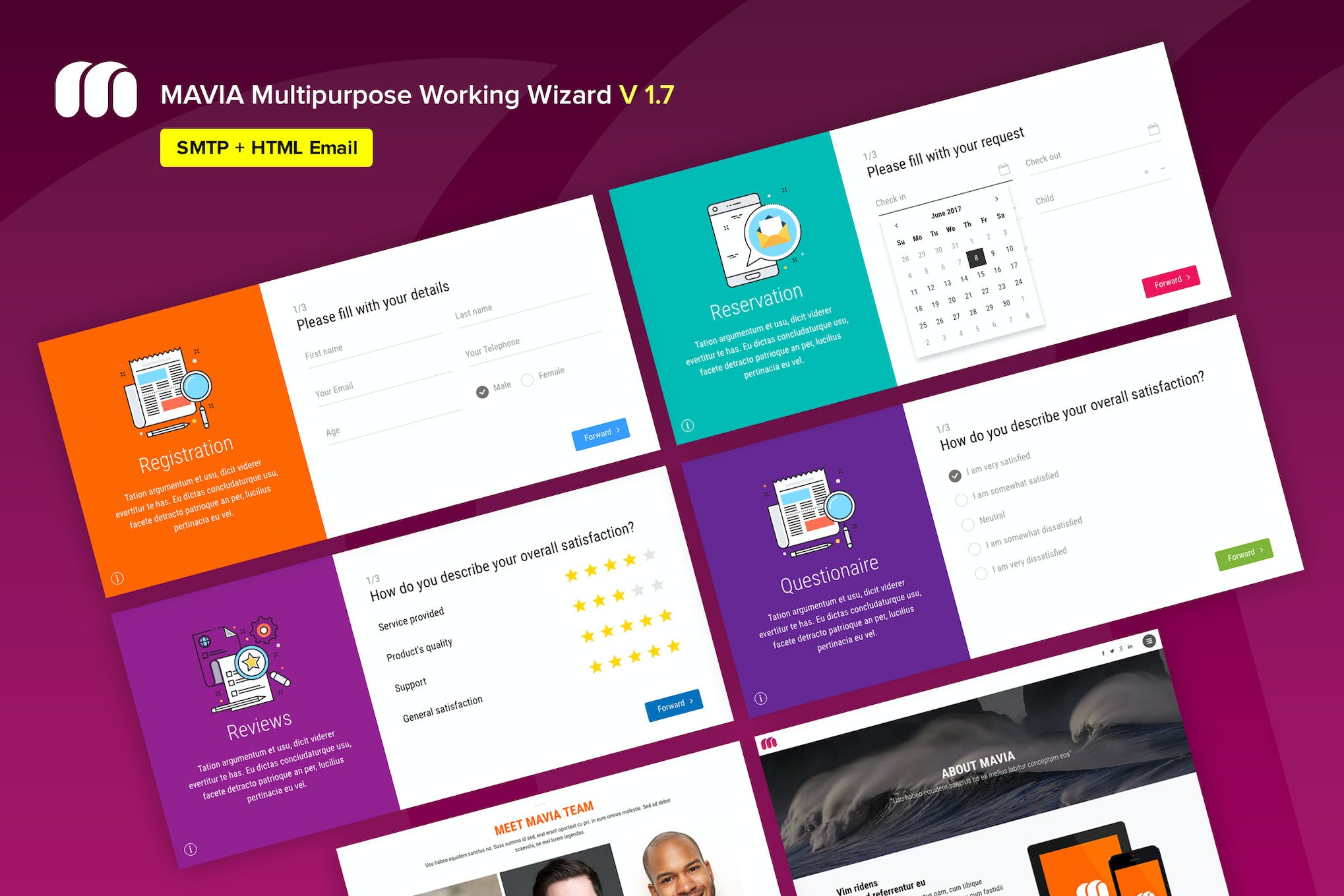 Mavia – Multipurpose Form Wizard