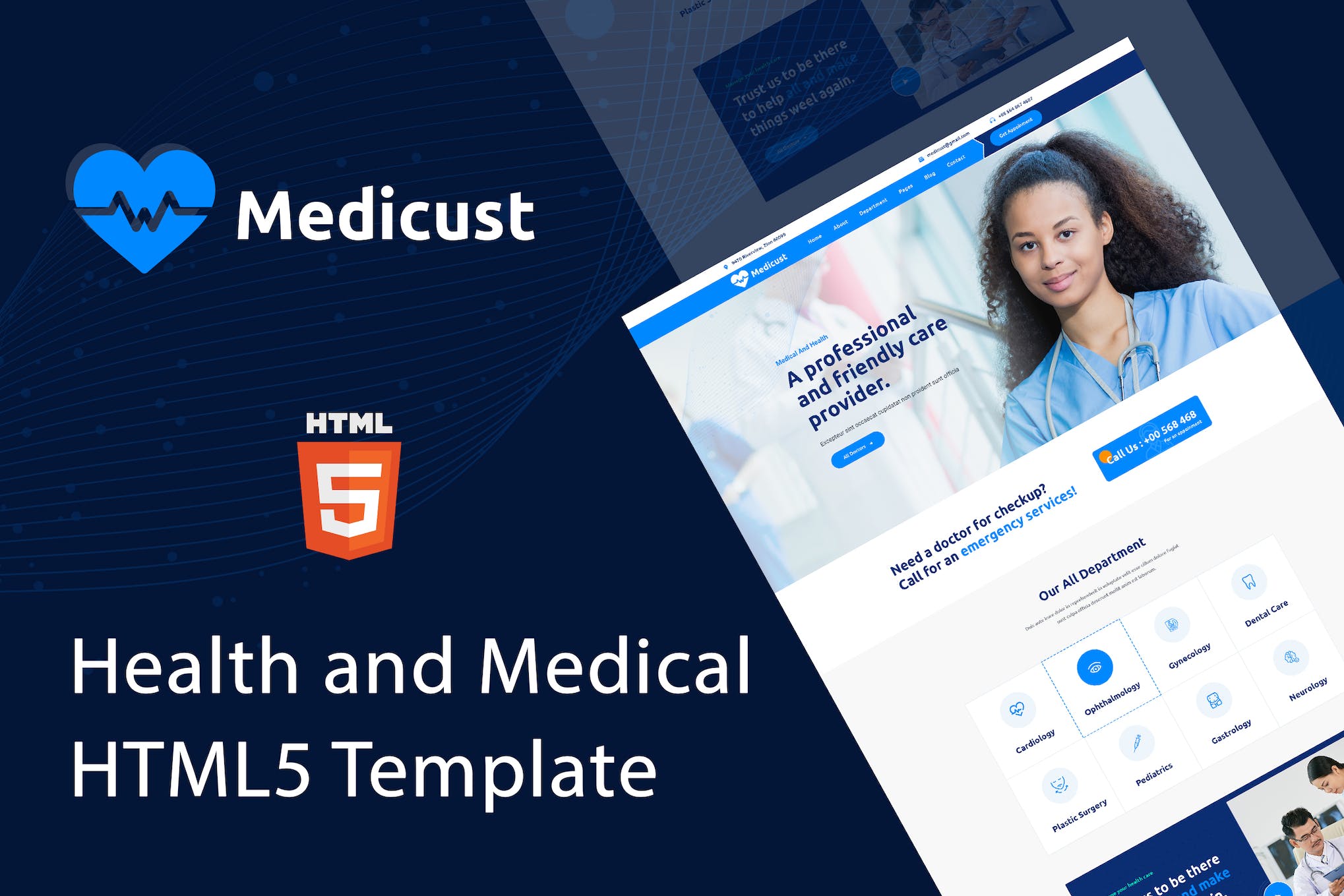 Medicust – Health and Medical HTML5 Template