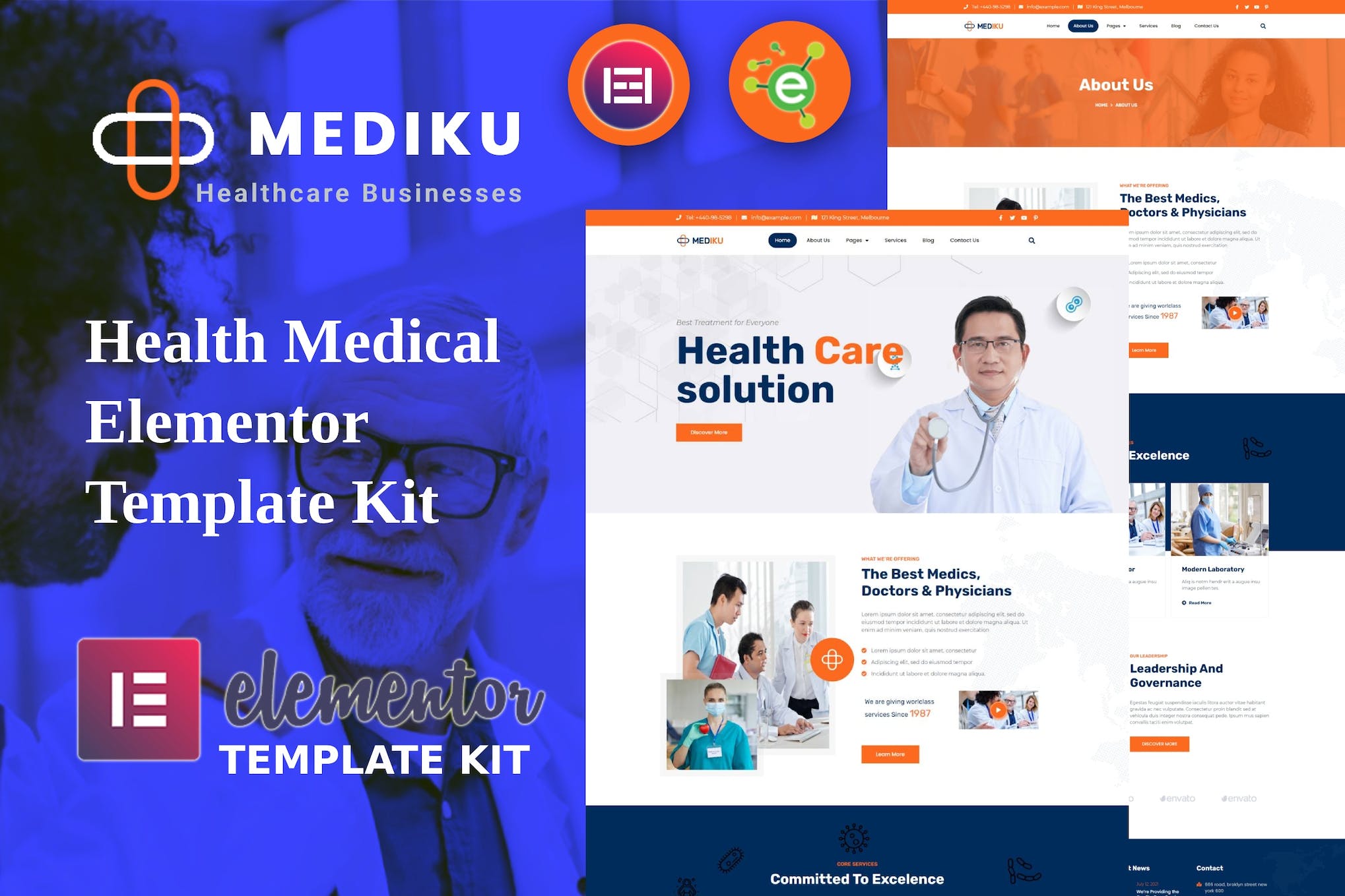 Mediku – Health Medical Elementor Template Kit