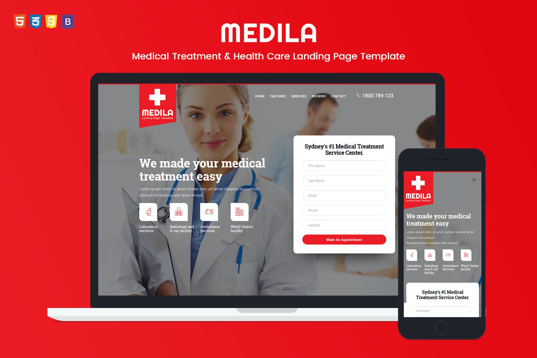 Medila – Medical Treatment & Health Care Template