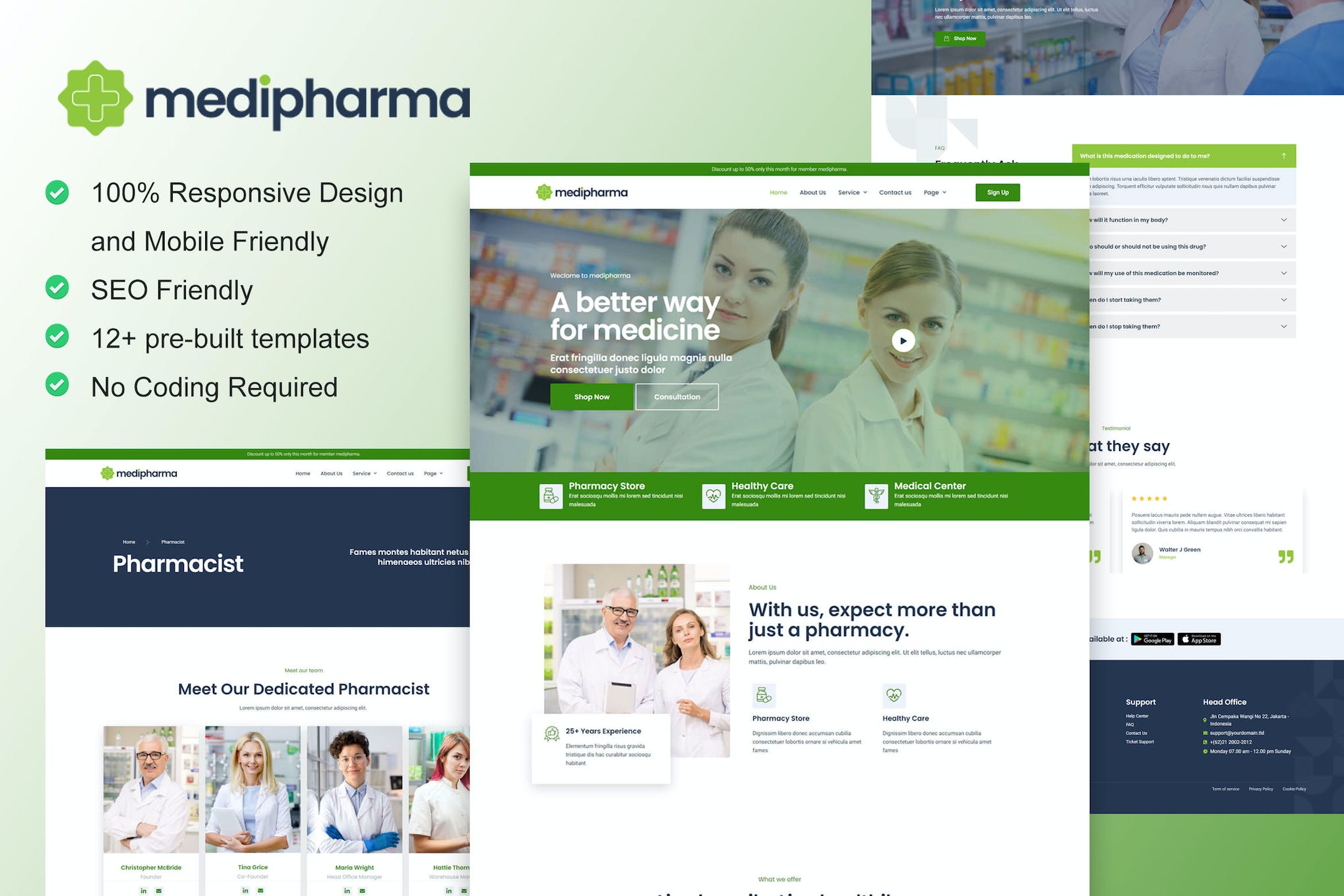 MediPharma – Pharmacy & Medical Elementor Template Kit