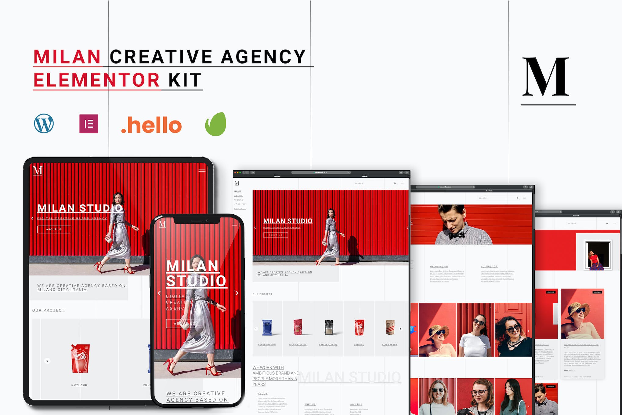 Milan – Creative Agency Elementor Template Kit