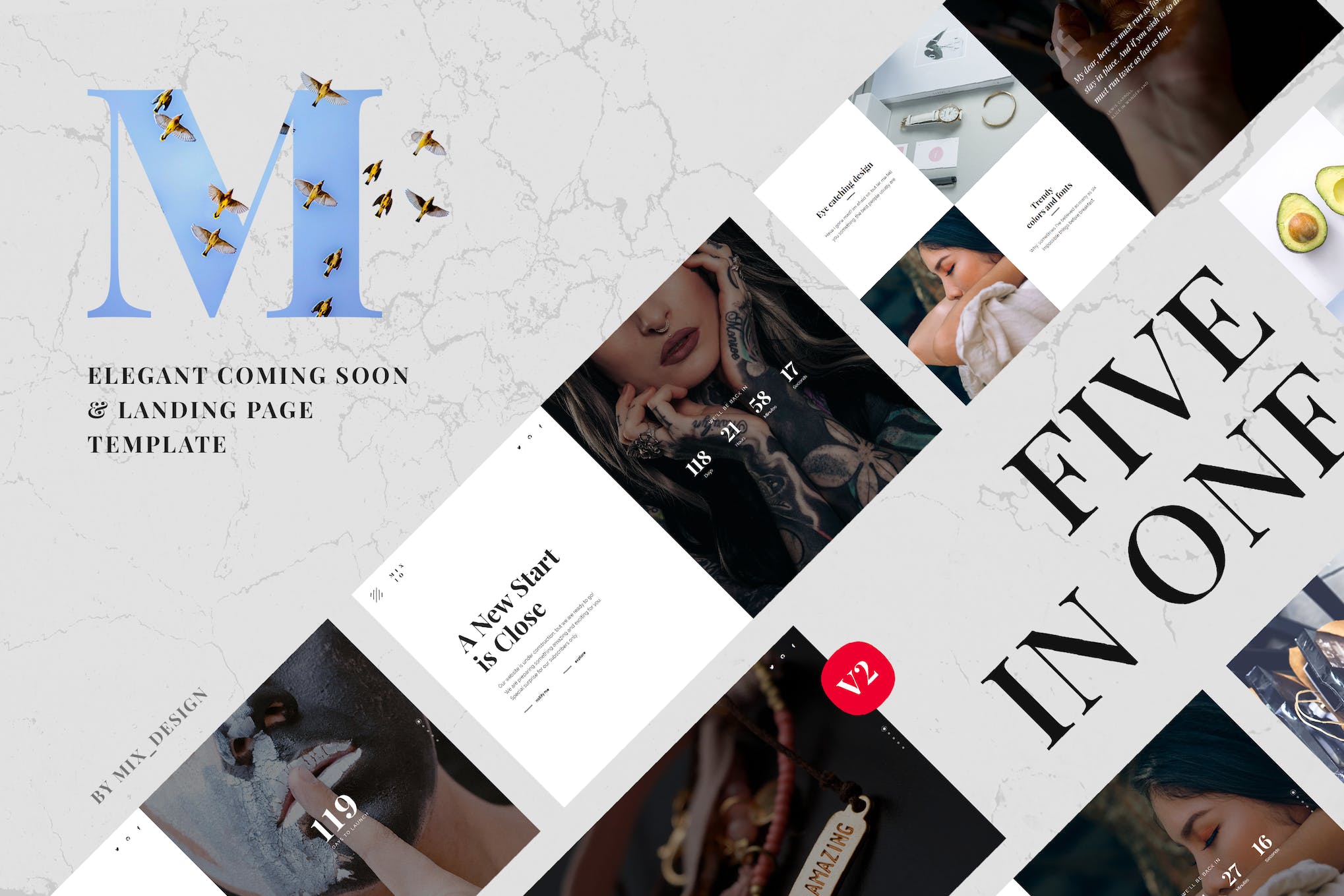 Mixio – Five in One Multipurpose Template