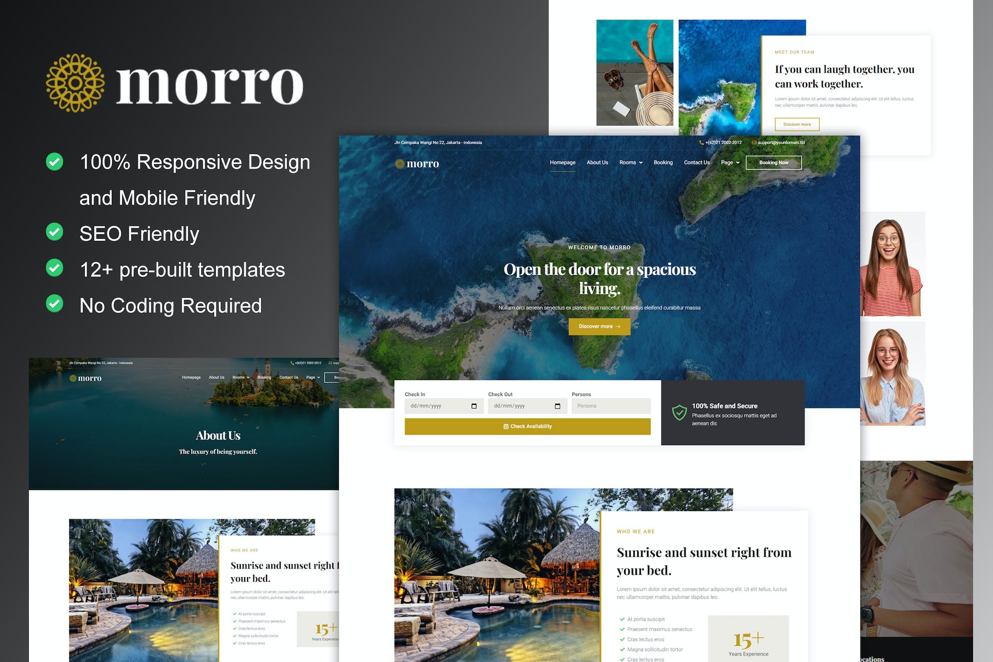 Morro – Hotel & Resort Elementor Template Kit