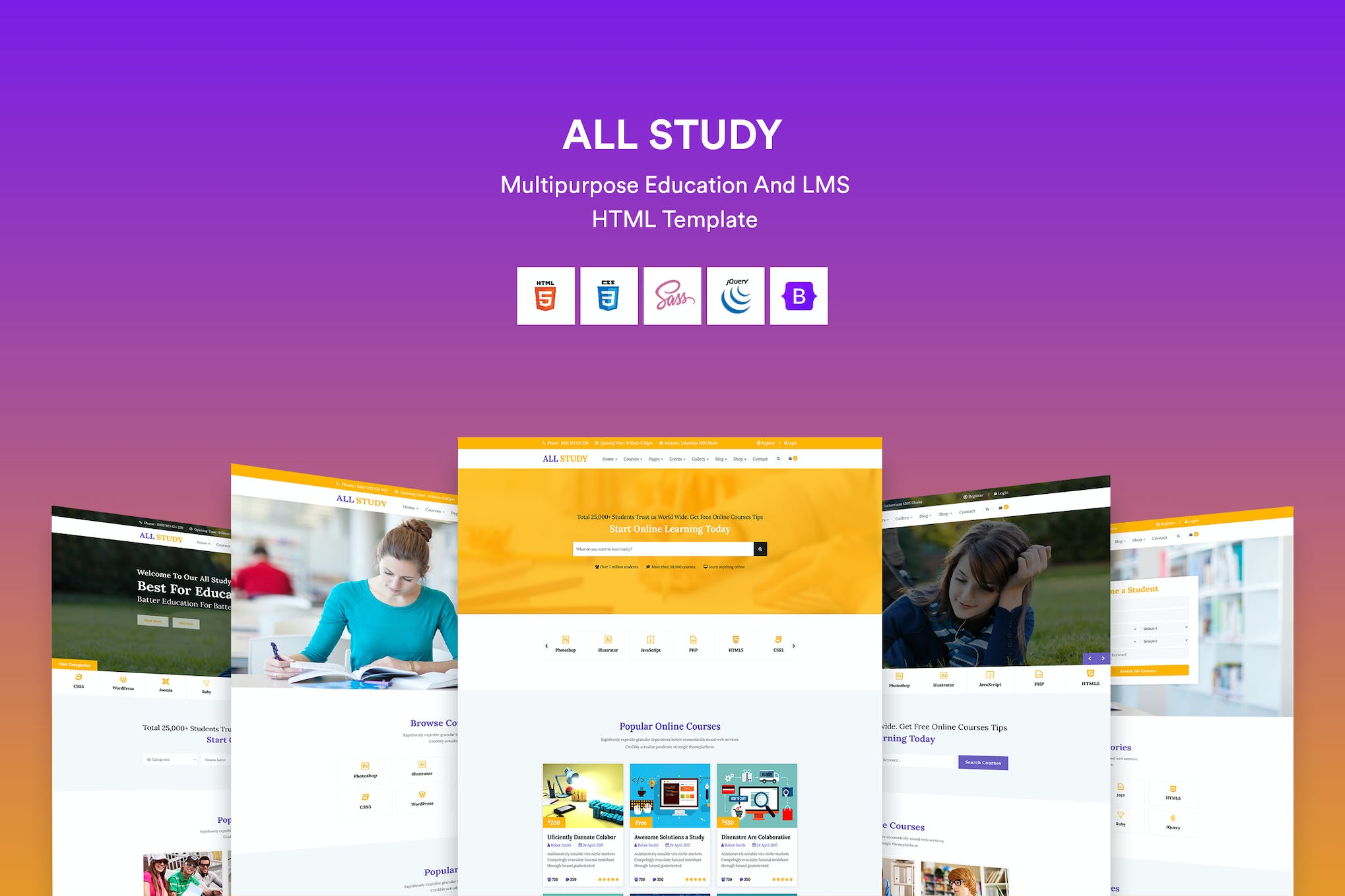 Multipurpose Education HTML Template