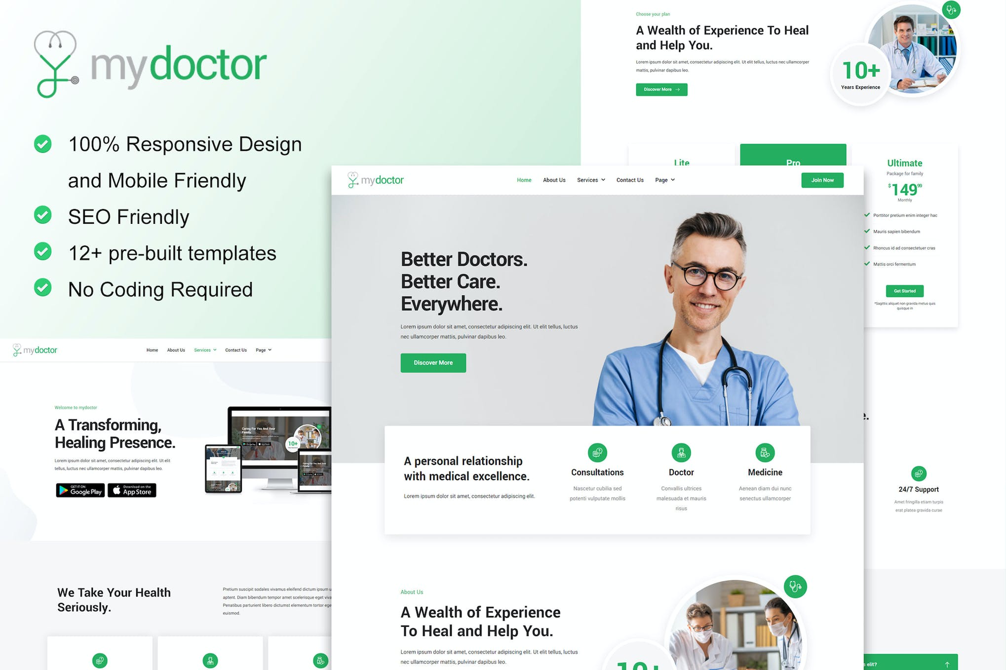 MyDoctor – Doctor On Demand Elementor Template Kit