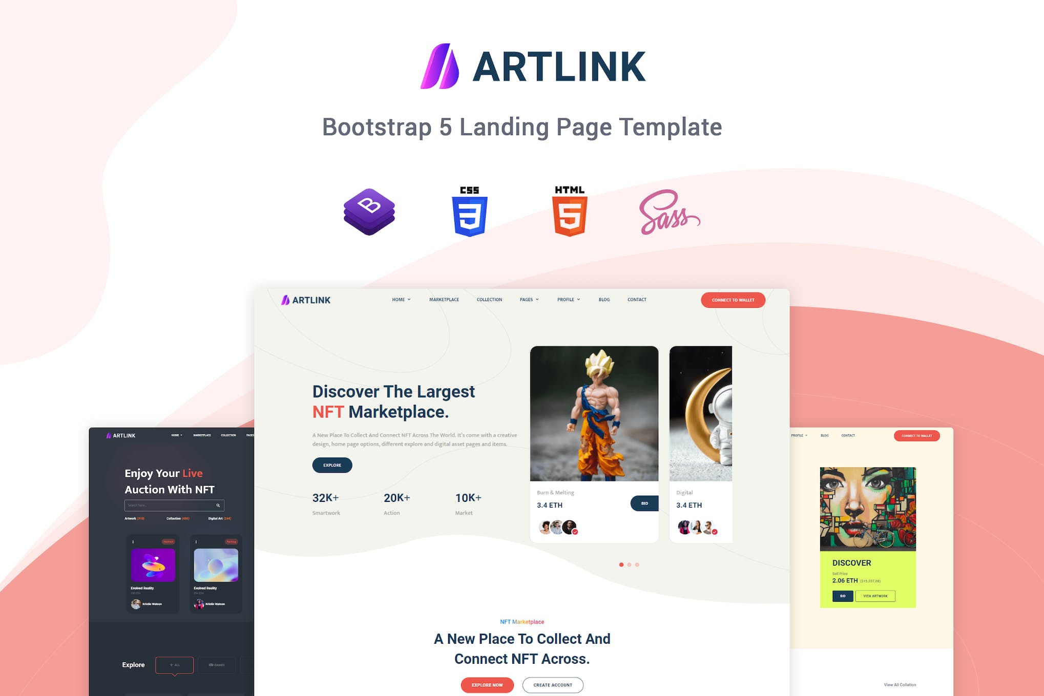 NFT Marketplace Template – Artlink