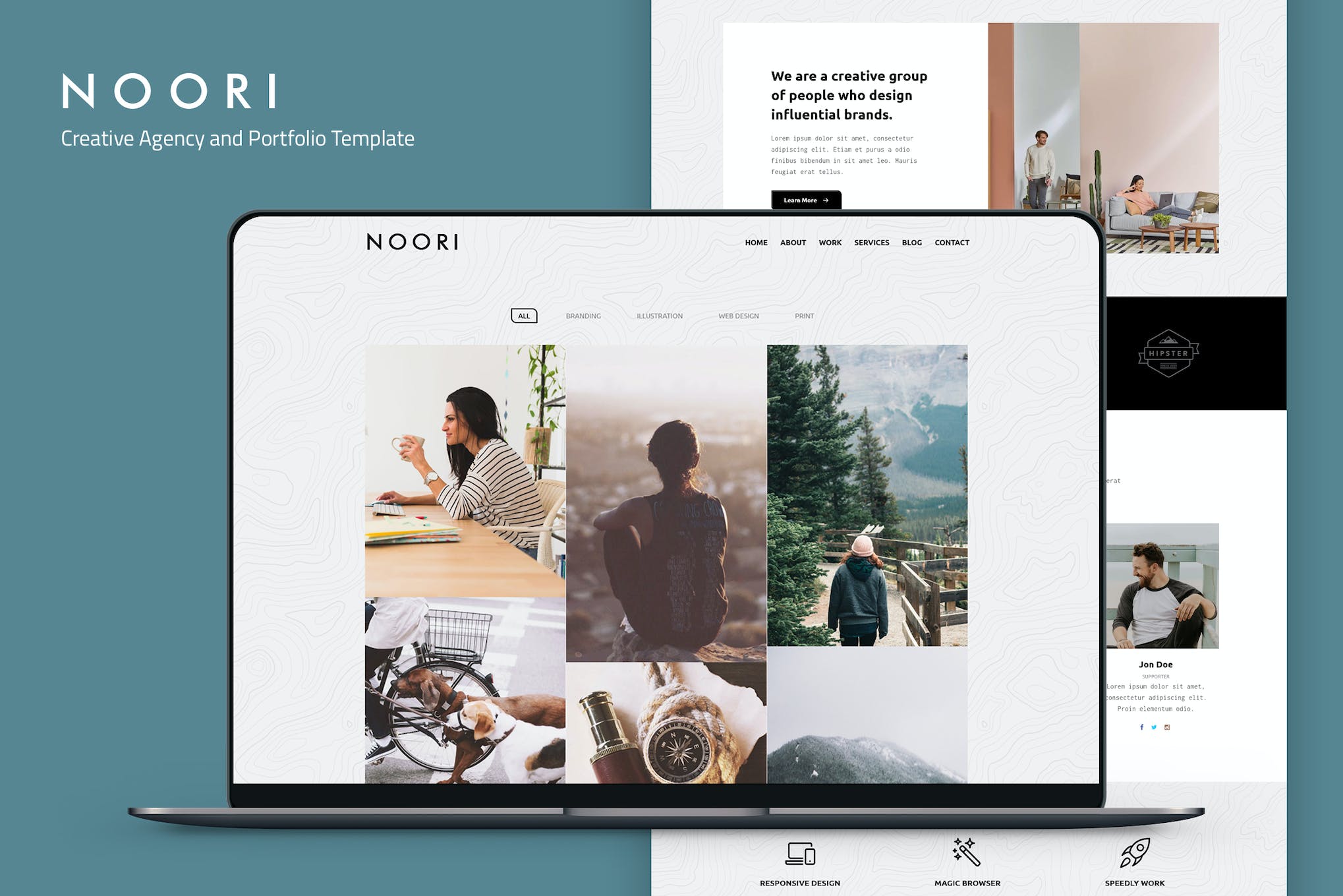 Noori – Creative Agency and Portfolio Template