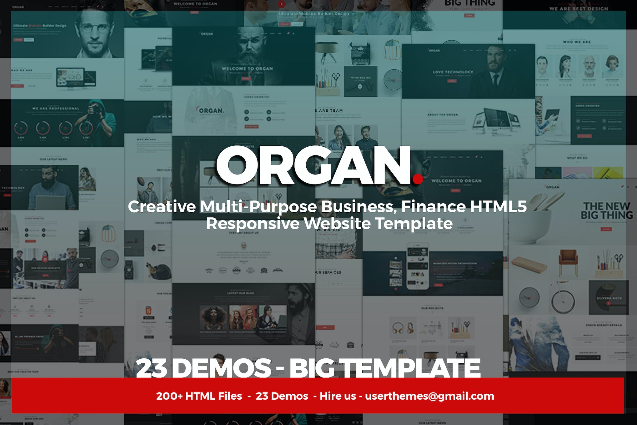 Organ – Multi-Purpose Business, Finance HTML5