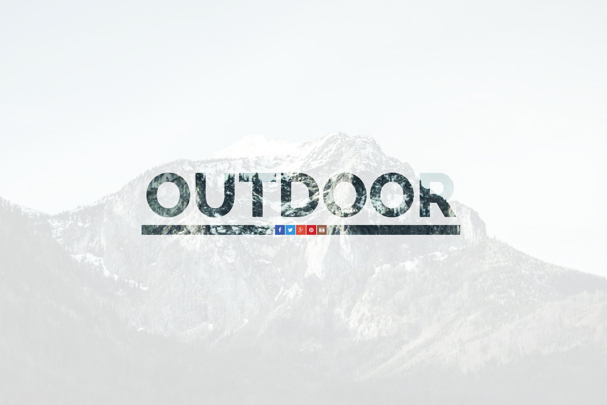 Outdoor – OnePage Responsive Template