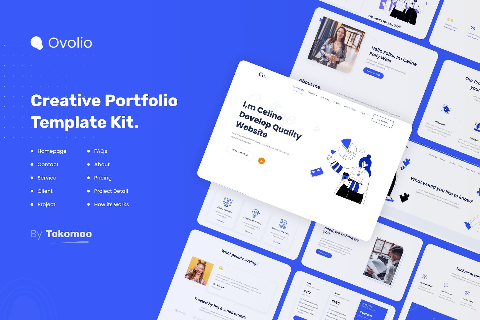 Ovolio – Creative Agency Elementor Template Kit