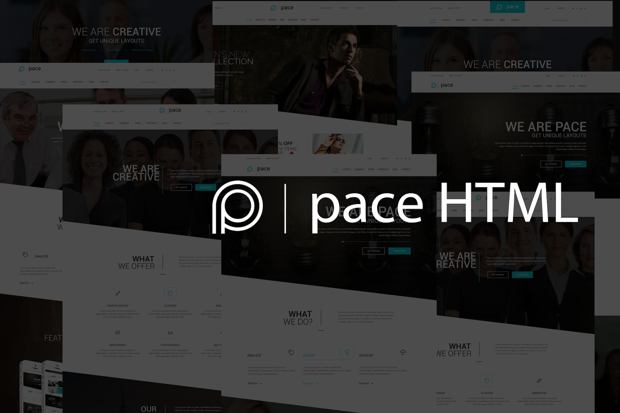 Pace – Responsive MultiPurpose HTML5 Template