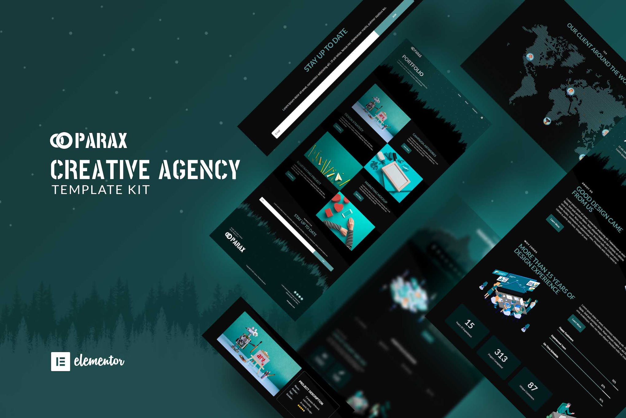 Parax – Creative Agency Elementor Template Kit