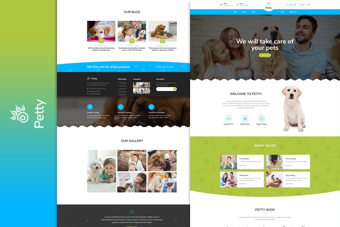 Pet Shop – HTML Template