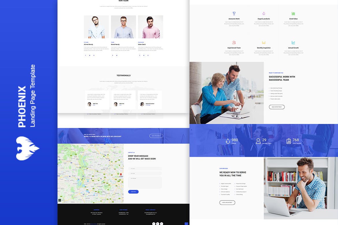 Phoenix – Services HTML Template