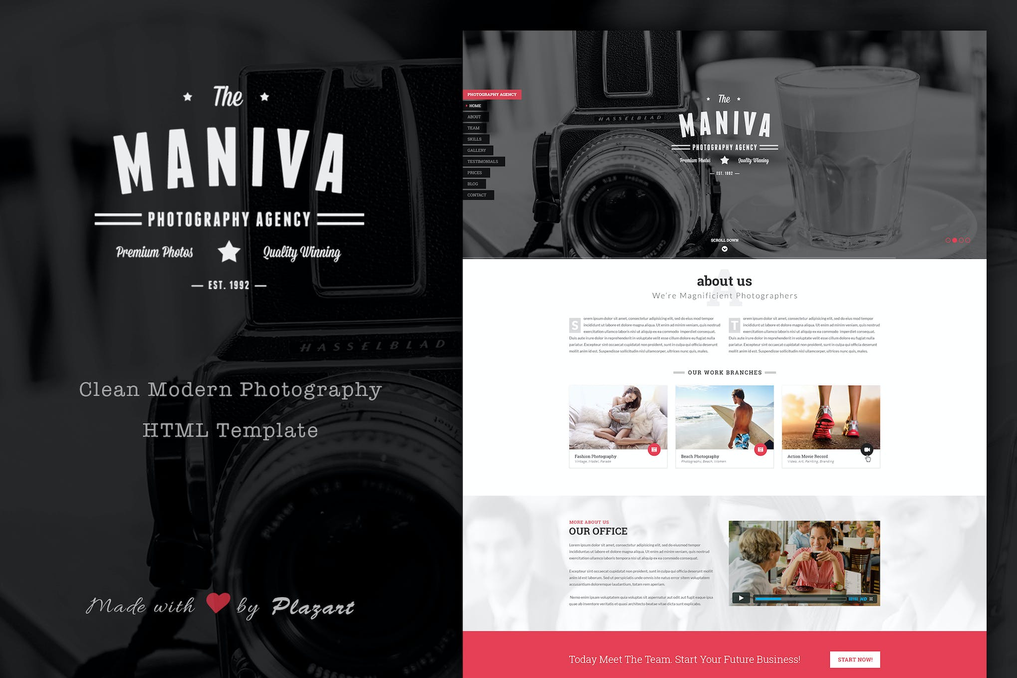 Photography Agency – HTML Template