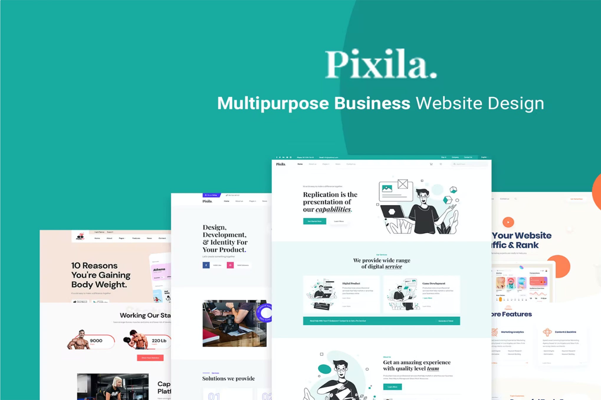 Pixila – Creative Multipurpose React Template