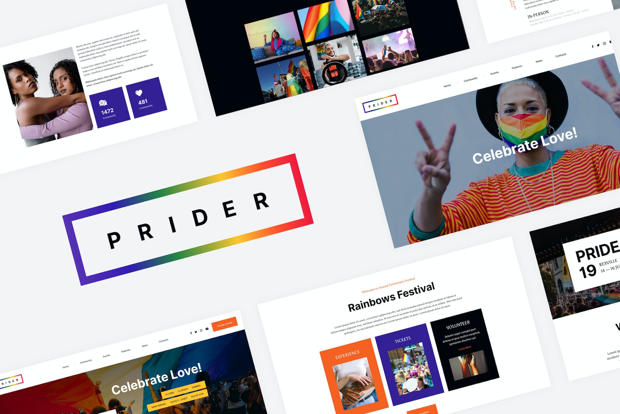 Prider – LGBTQ & Gay Rights Festival Template Kit