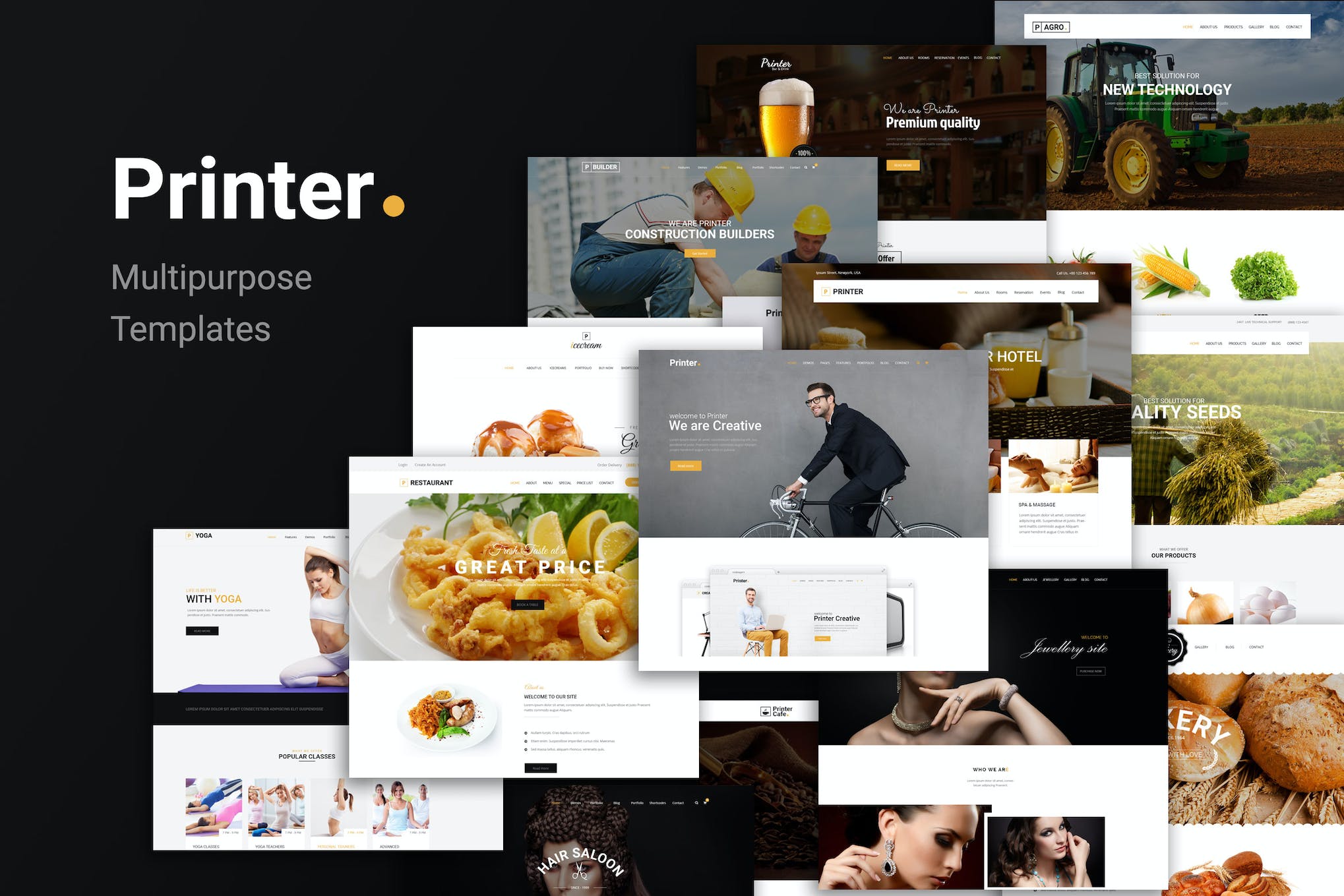 Printer – Responsive MultiPurpose HTML5 Template