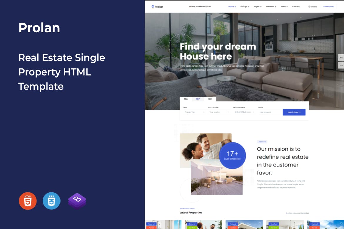 Prolan : Real Estate Single Property HTML Template