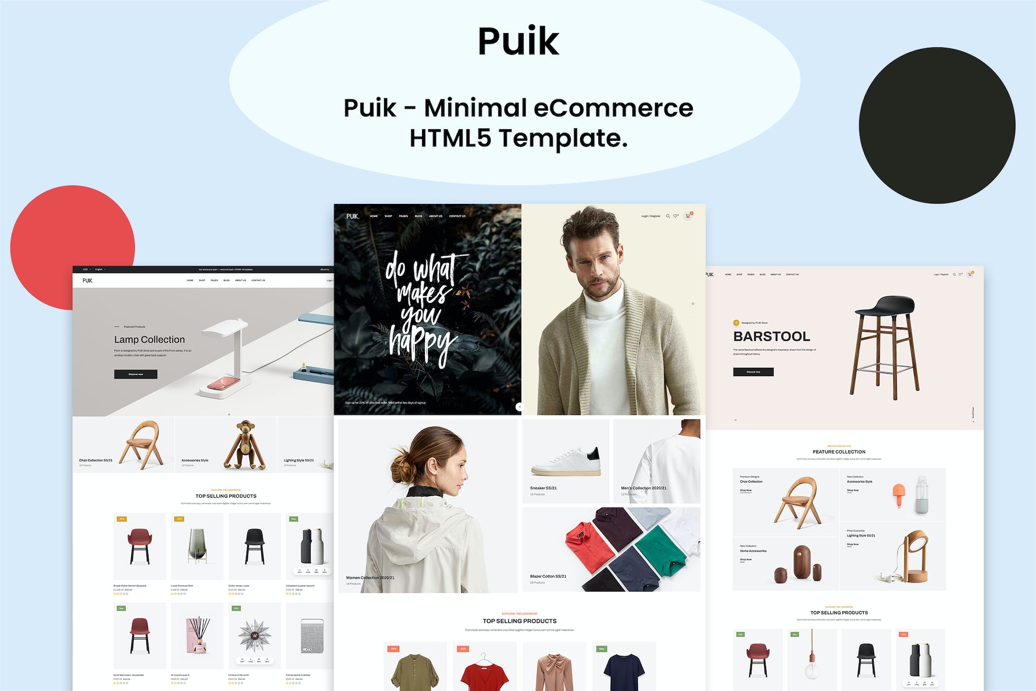 Puik – Minimal eCommerce HTML5 Template