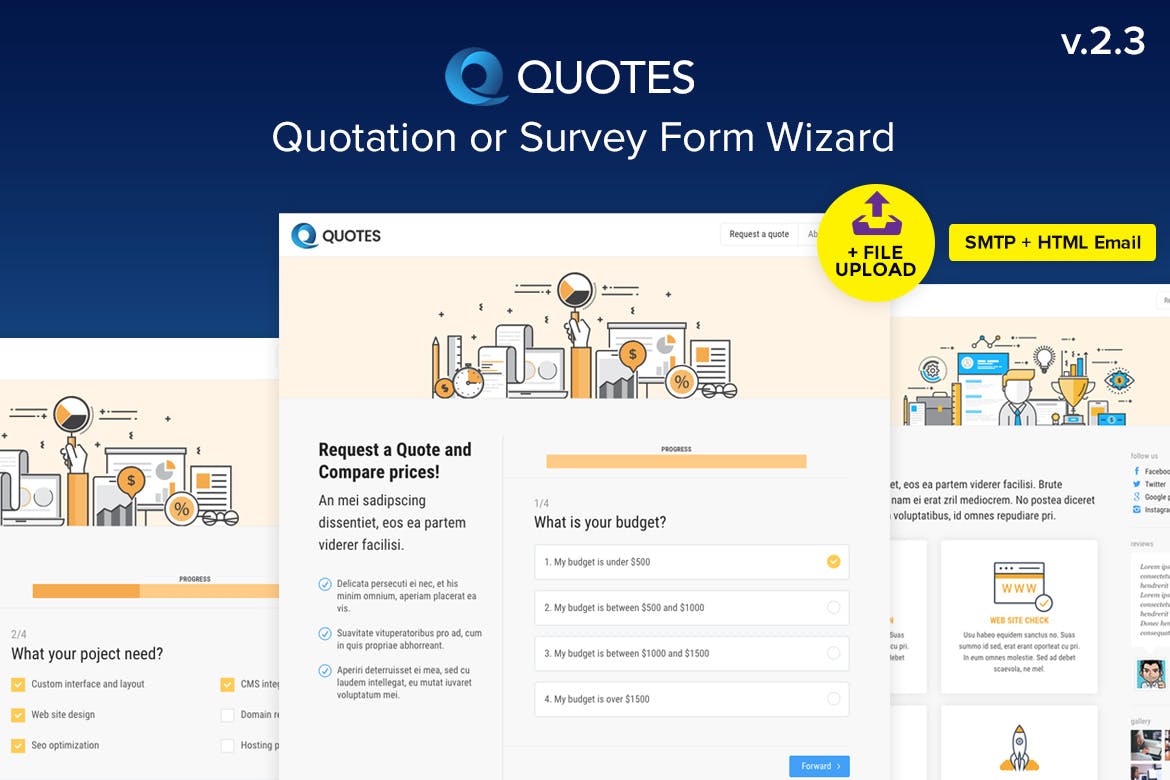 Quote – Quotation or Survey Form Wizard