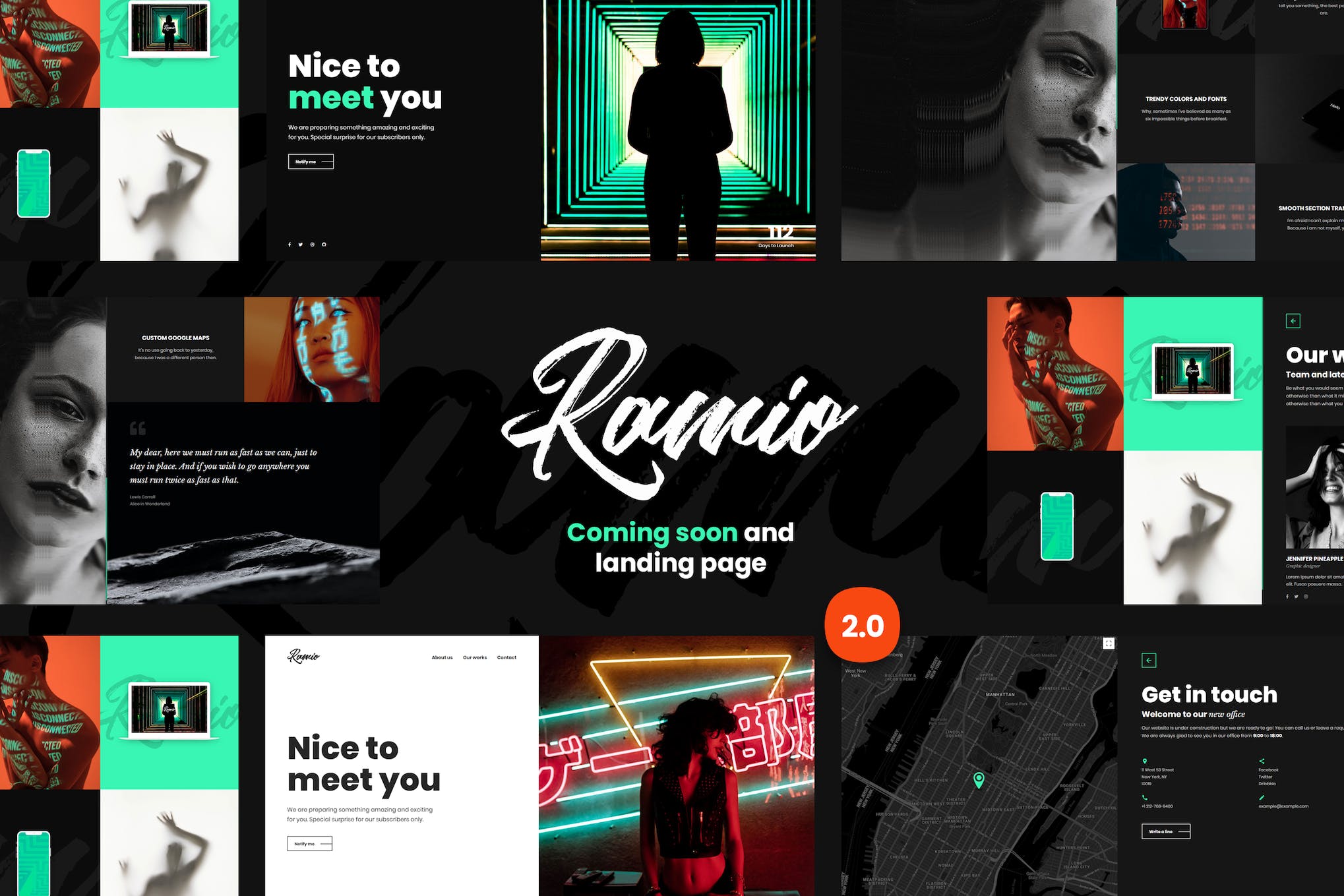 Ramio – Clean Coming Soon & Landing Page Template