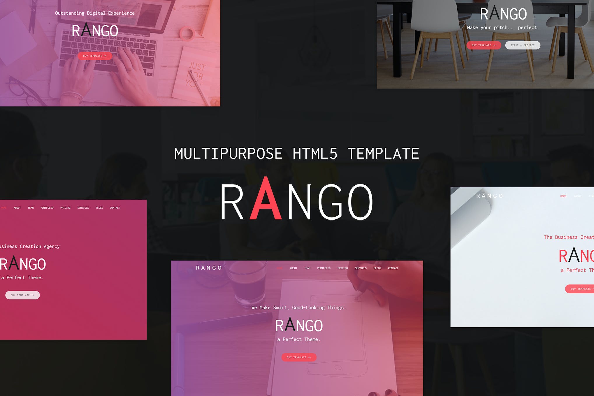 Rango Web Agency – Multipurpose HTML5 Template