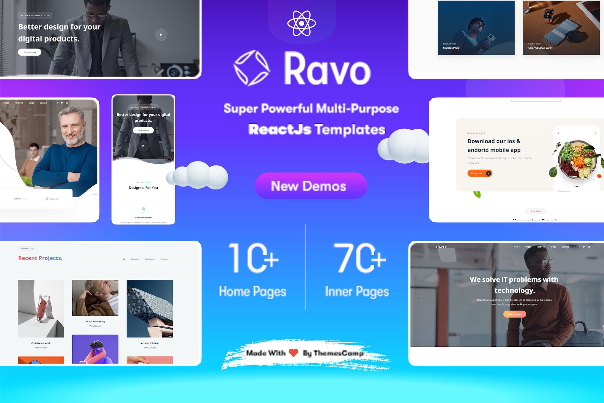 Ravo – React Multipurpose Creative Template