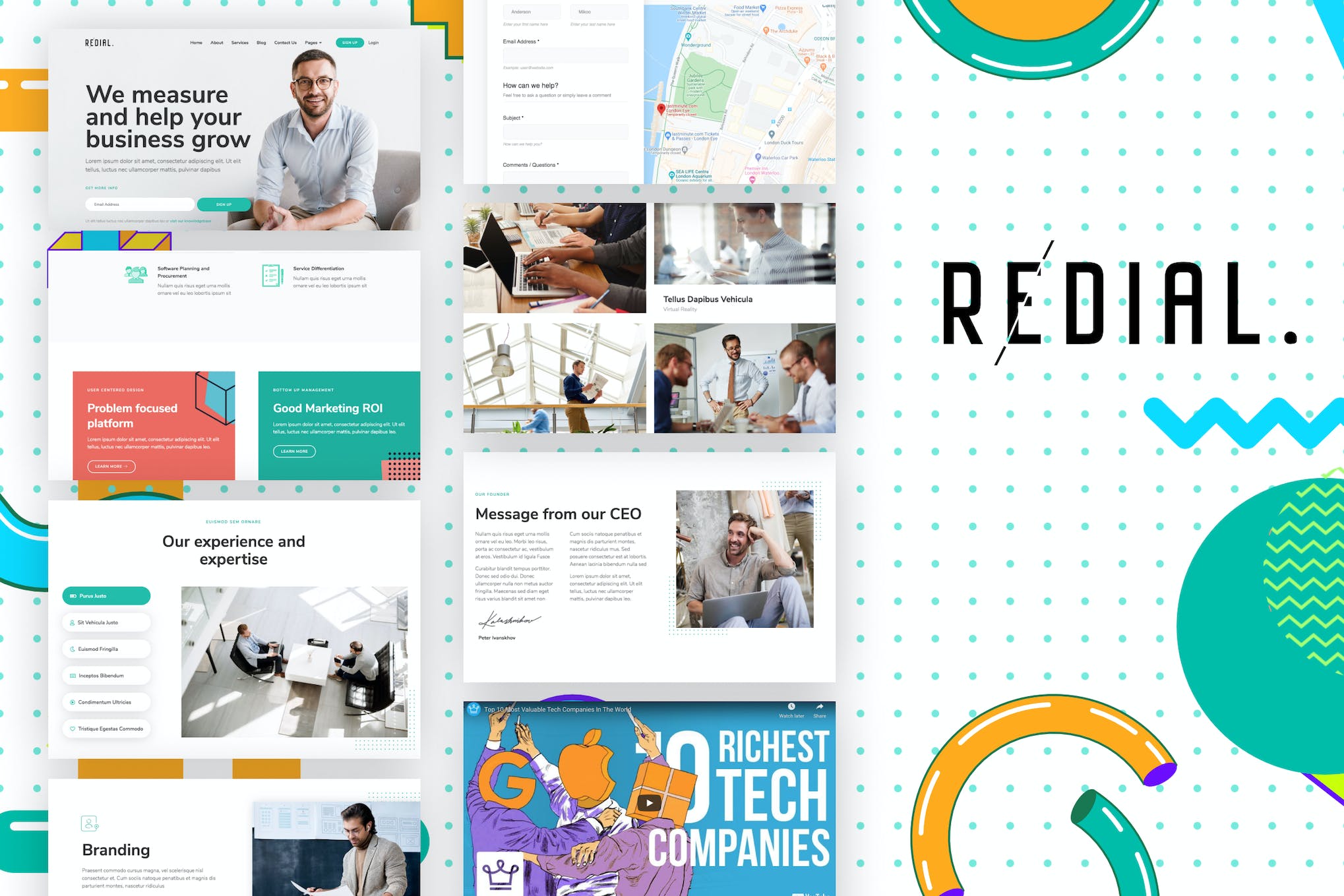 Redial – Corporate & Business Elementor Template Kit