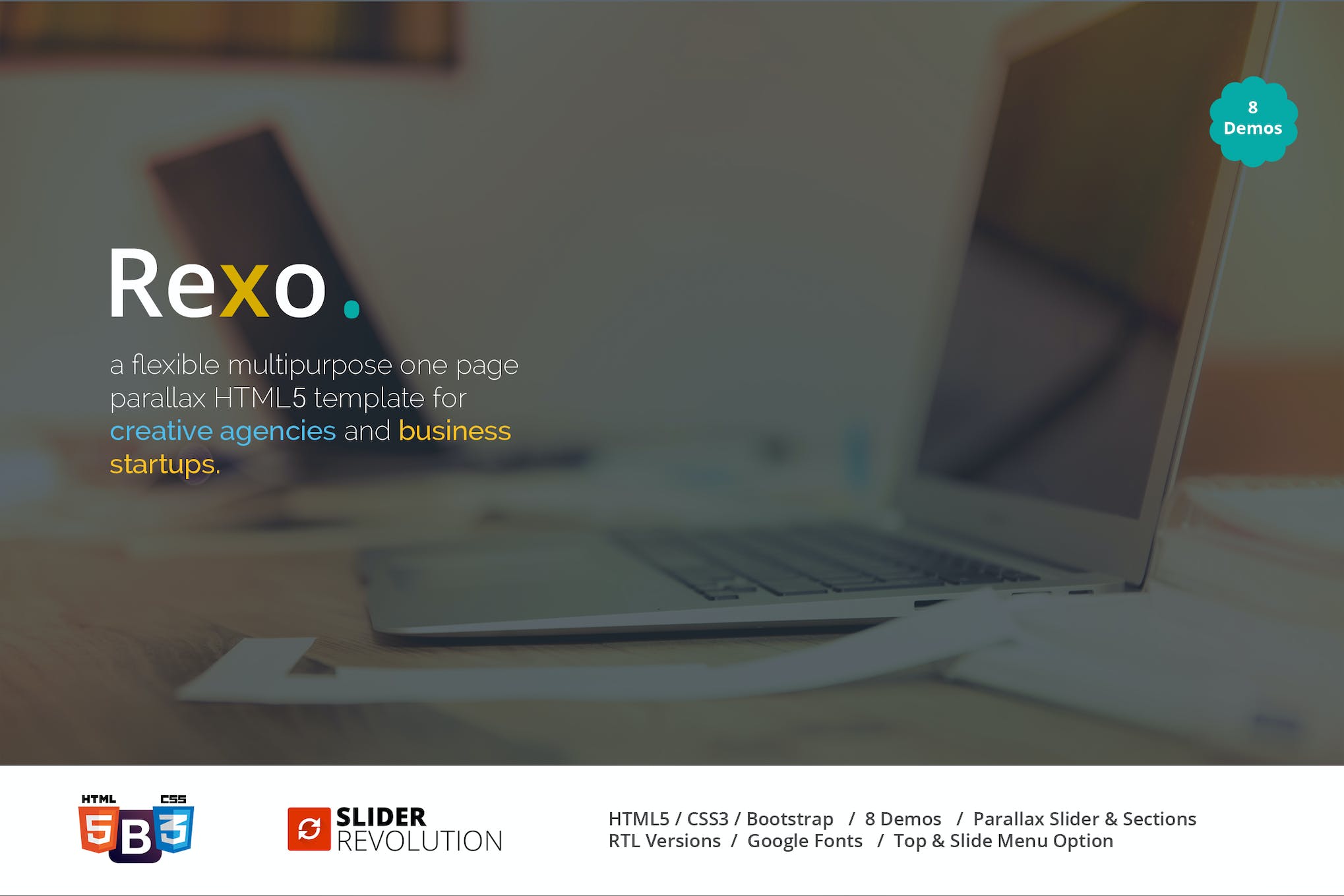 Rexo – One Page Parallax