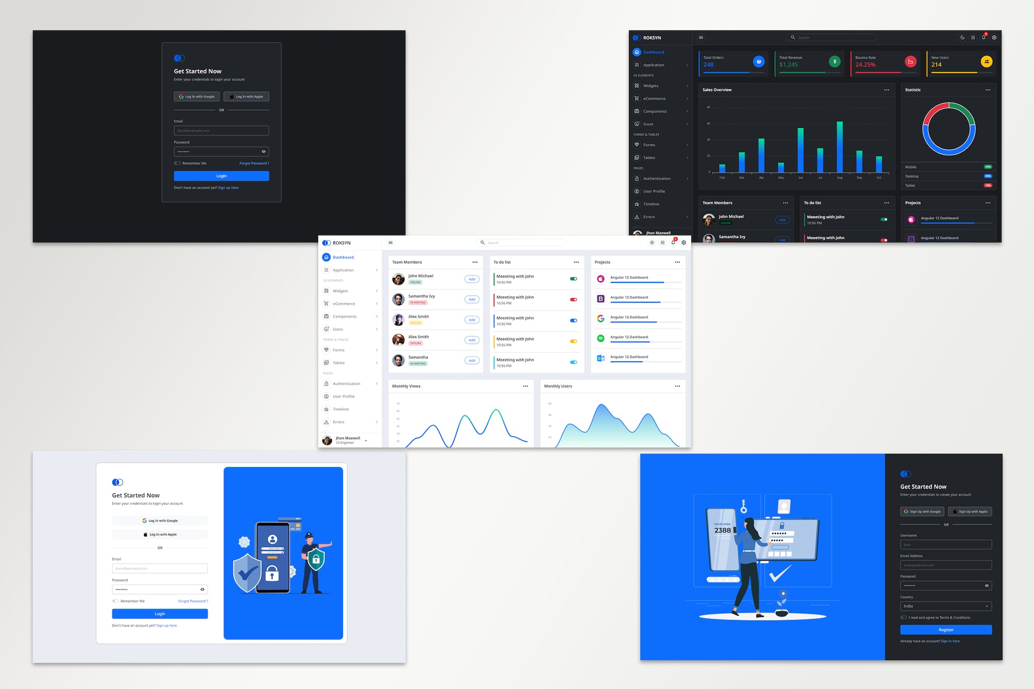 Roksyn – Bootstrap 5 Admin Template