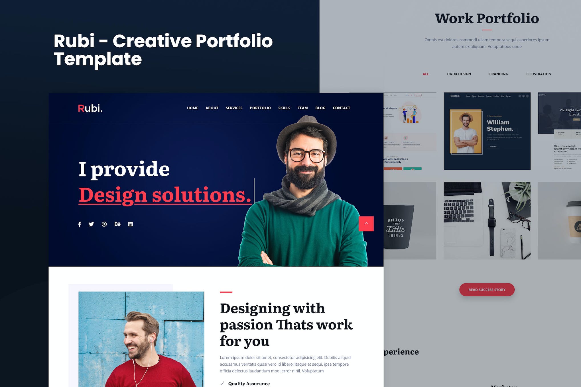 Rubi – Creative Portfolio Template