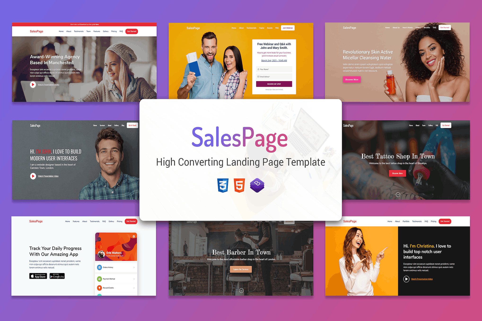 SalesPage – Apps, Business & Agencies Landing Page