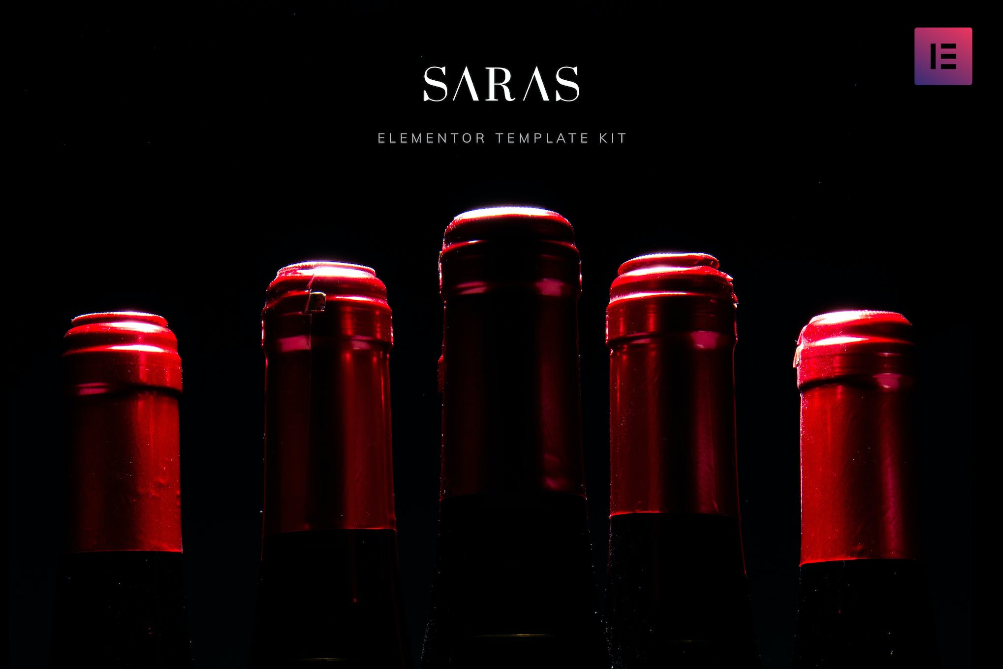 Saras – Wine Template Kit