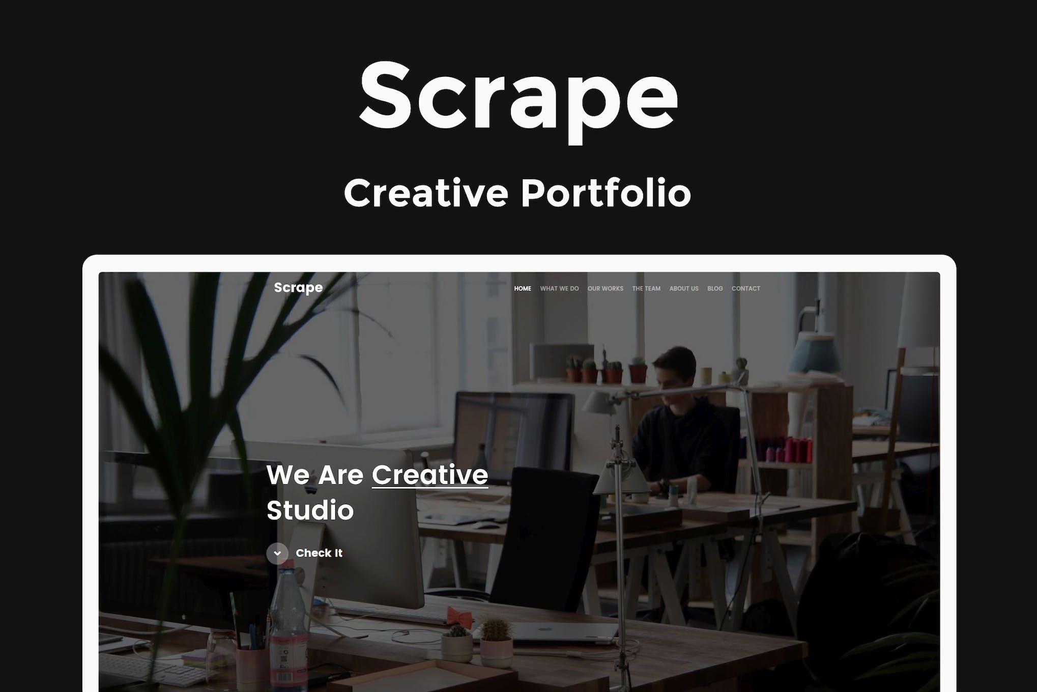 Scrape – Creative Portfolio Template