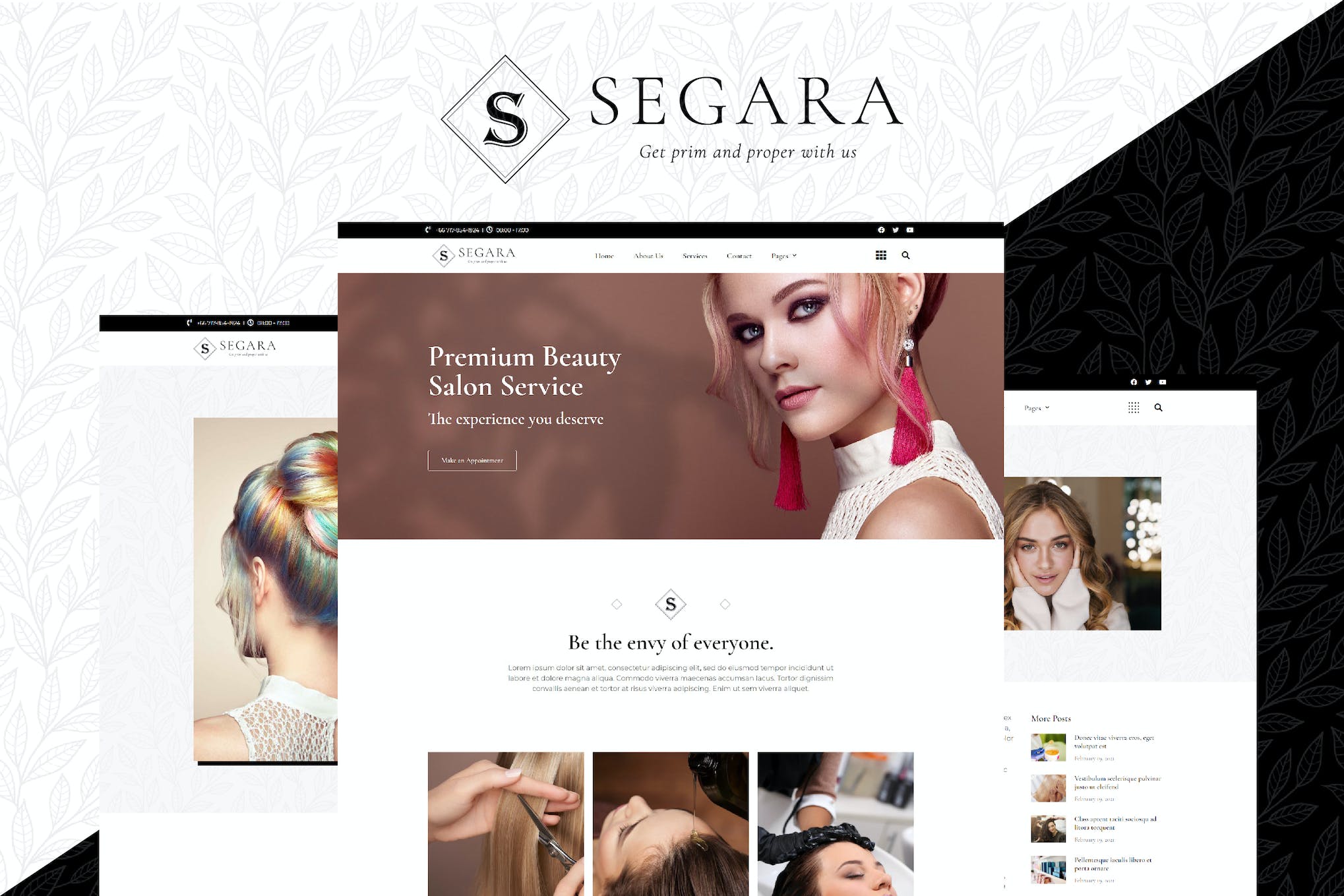 Segara – Premium Beauty Salon Elementor Template Kit