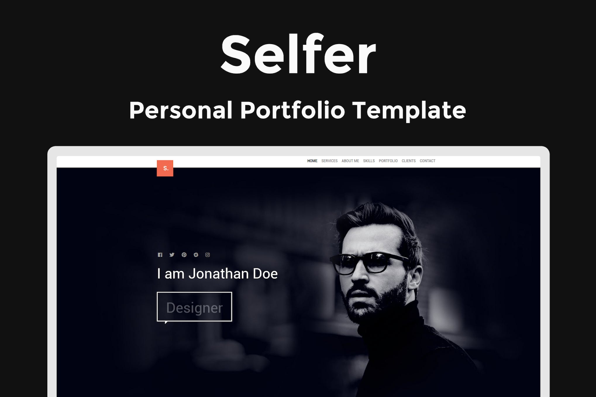 Selfer – Personal Portfolio Template