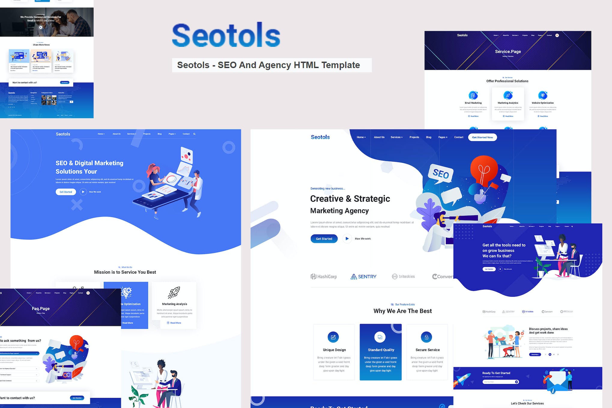 Seotols – SEO And Agency HTML Template