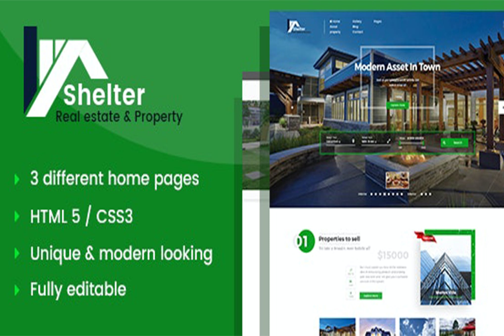 Shelter – Real Estate Template