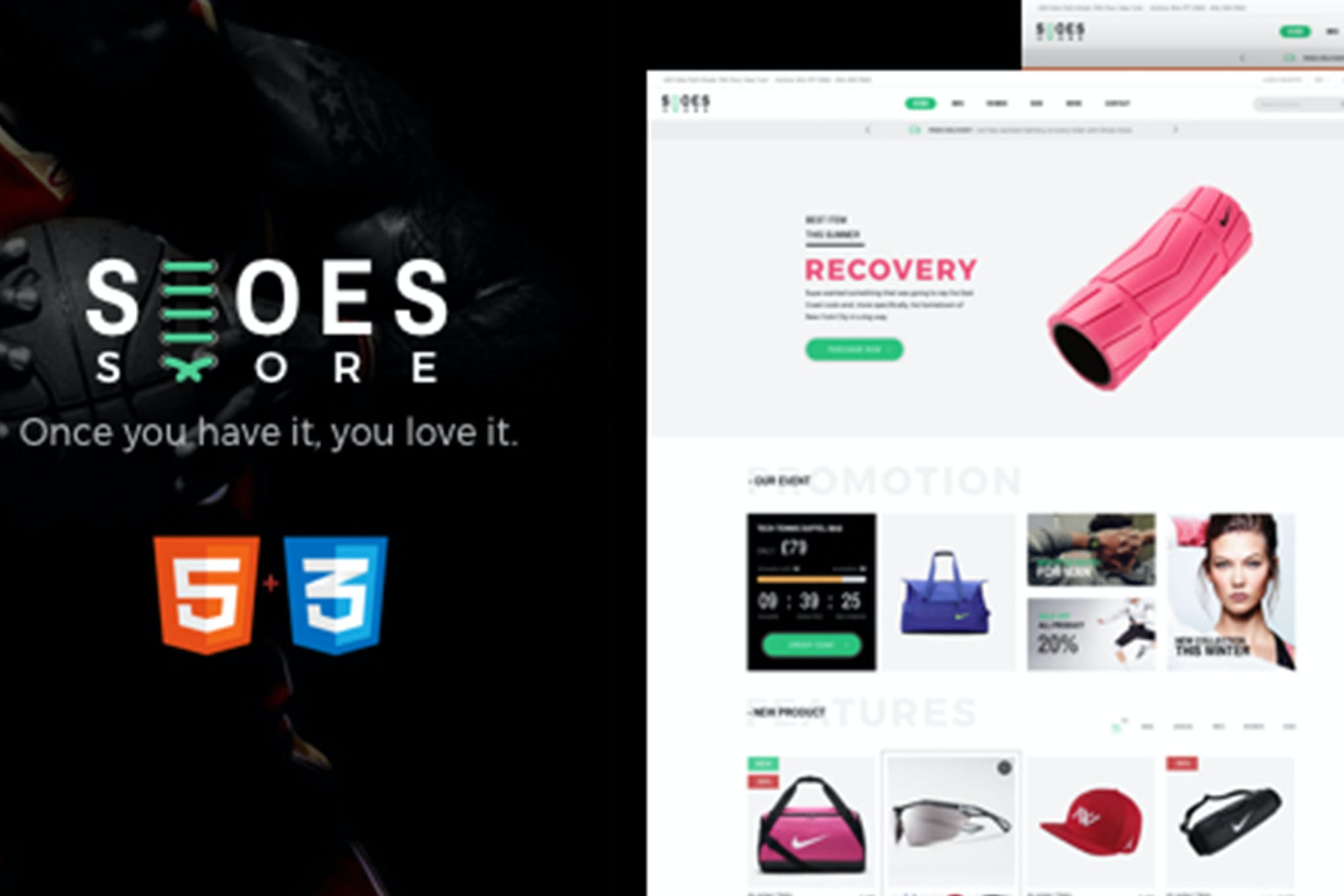 Shoes – eCommerce HTML5 Template